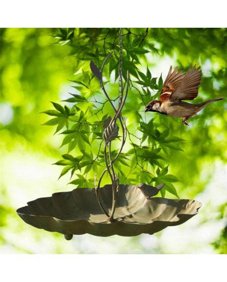 vintage hanging bird feeder