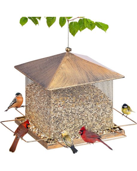 squirrel proof bird feeder