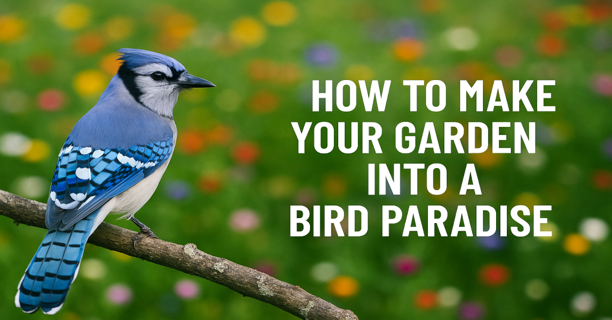 how to make your garden to a bird paradise