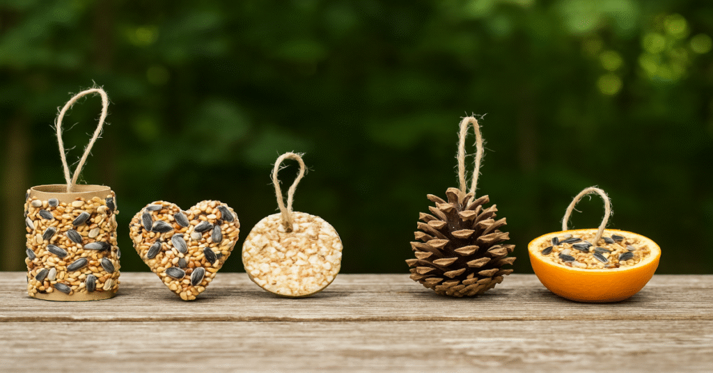 DIY bird feeders to make with kids