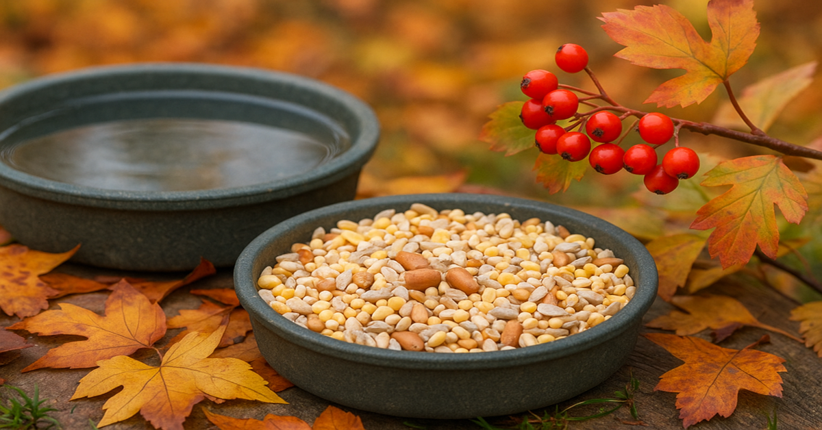 best bird food for autumn months blog post featured image