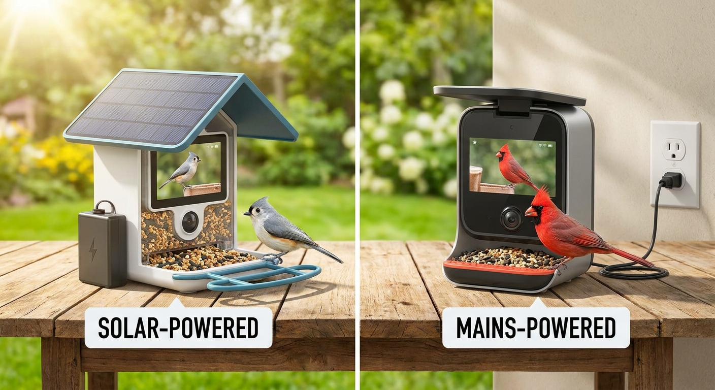 Comparison of different bird feeder camera models